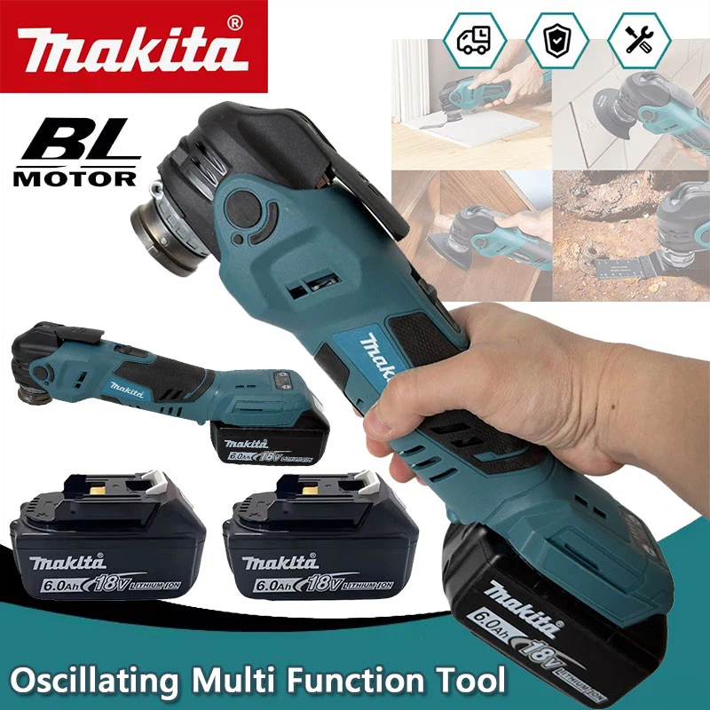 Power Tools Universal Battery - マキタ ブラシレス振動多機能ツール 電動ノコギリ トリマー/シャベル/切断木工ツール付き 18Vバッテリー