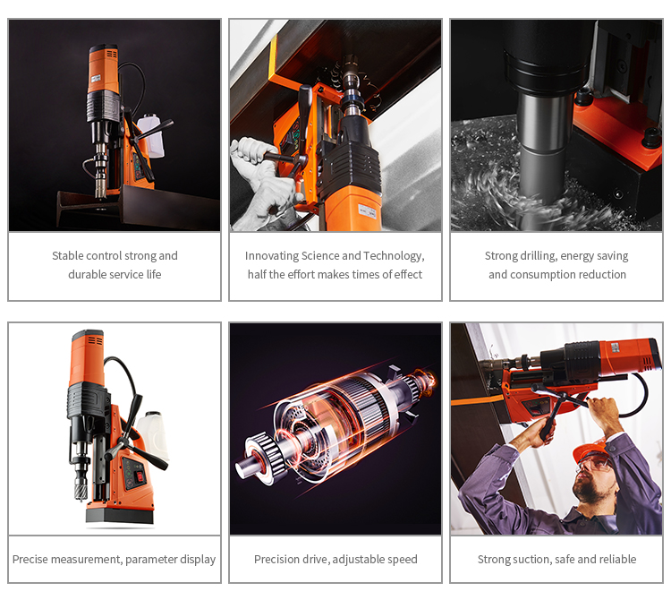 Power Tools Used In Construction - 磁気ベース付き穴あけ機 220V ホールカッター 家庭用 建設用 新品