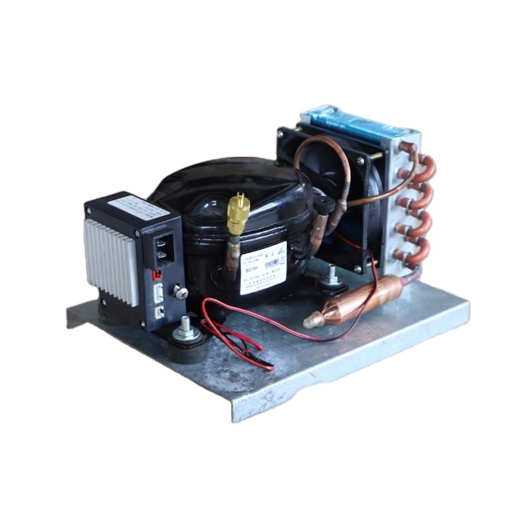 Air Compressor Mini - BD15HCミニコンデンシングユニット、DCコンプレッサー搭載マイクロ冷凍ユニット、空冷式冷凍ユニット、R134a、12V/24V対応
