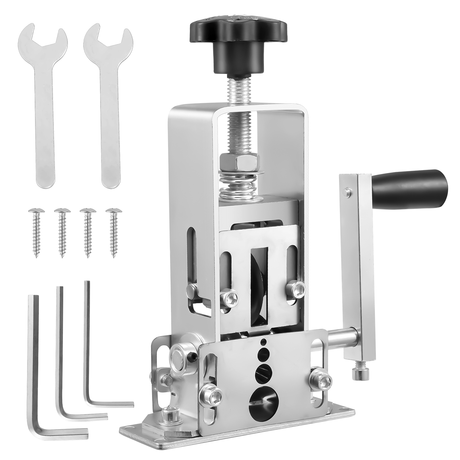Power Tools Brand - ポータブルワイヤーストリッパー手動ワイヤーストリッピングツール1-25mmケーブル電動剥離機ハンドクランク付きハンド電動ドリル