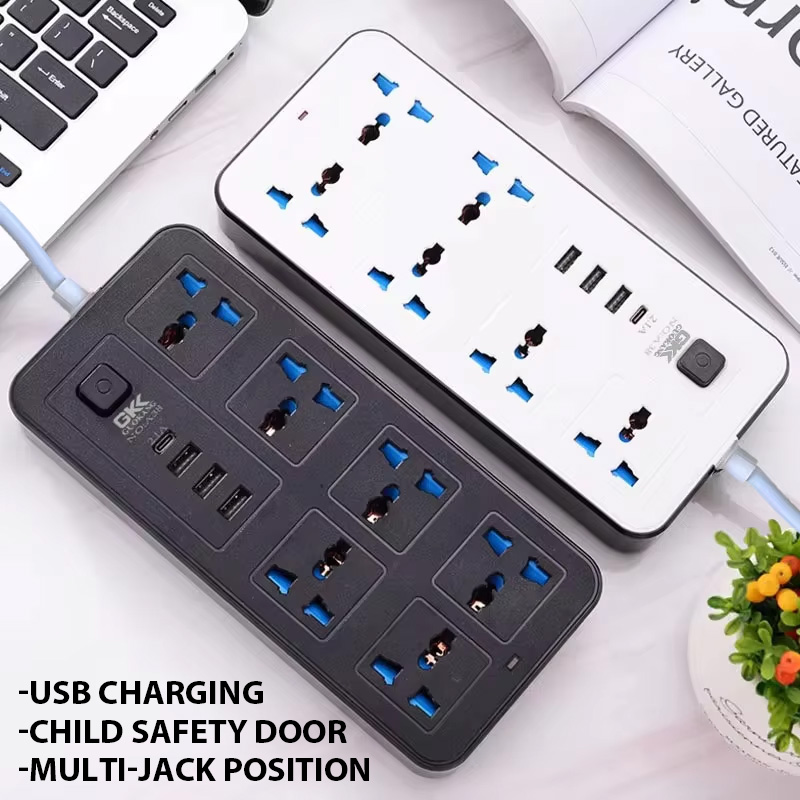 Power Tools Extension - 電源マルチタップユニバーサルプラグ EU US UK コンセント電源タップ 2