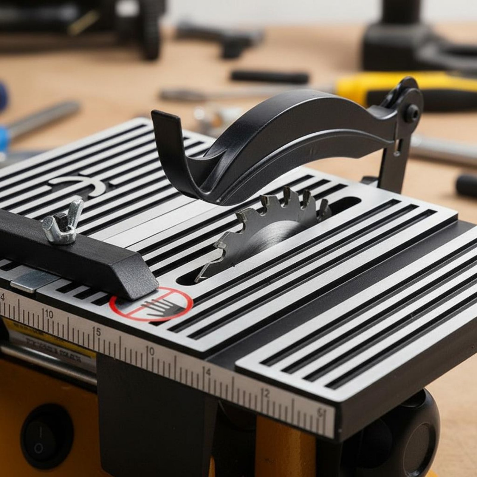 Power Tools Diy - ミニテーブルソー ポータブルミニチュアベンチソー切断機 低騒音電動工具 DIY愛好家、作業場、ガレージ用
