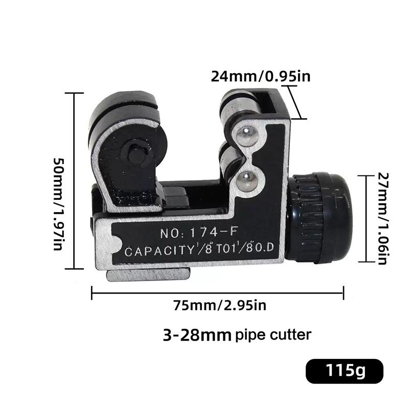 (.) 1/8 ''-1-1/8 '' ミニチューブカッター - Power Tools Plumbing のレビューと価格