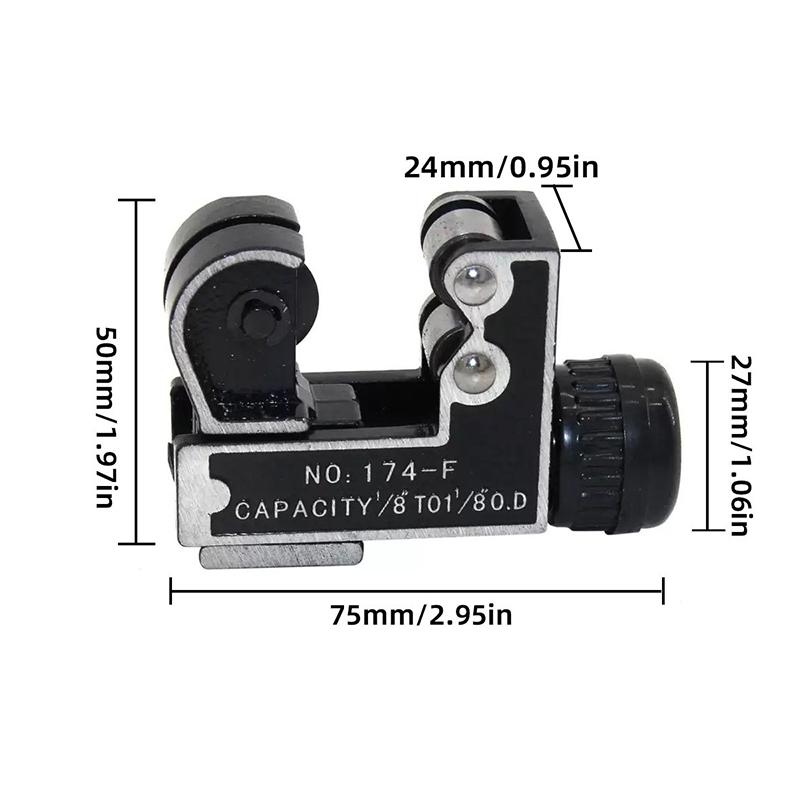 (.) 1/8 ''-1-1/8 '' ミニチューブカッター - Power Tools Plumbing のレビューと価格