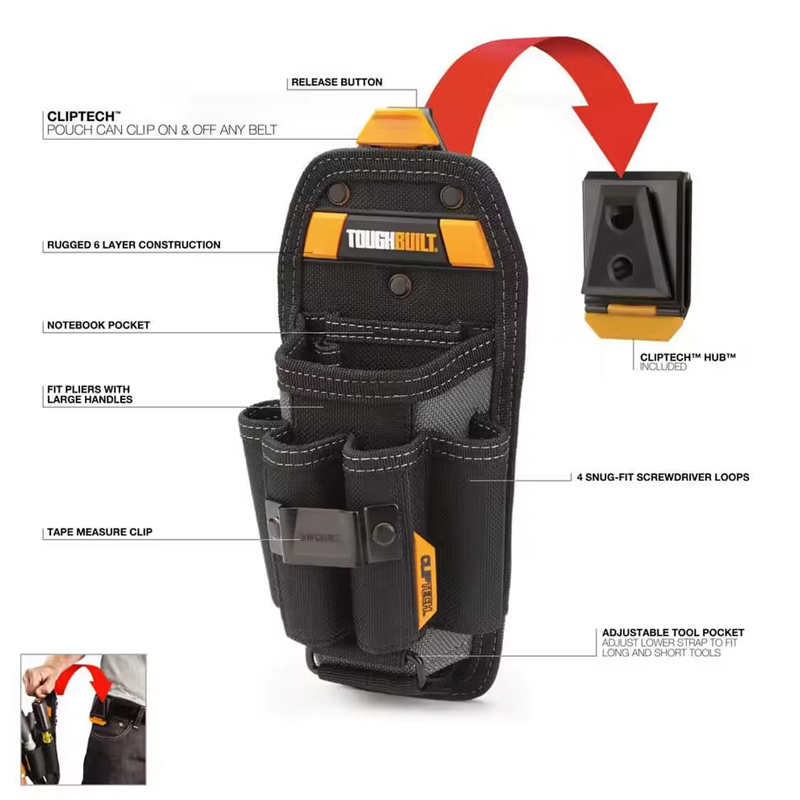 TOUGHBUILT TB-CT-36-L6 テクニシャン  - Power Tools Technician のレビューと価格