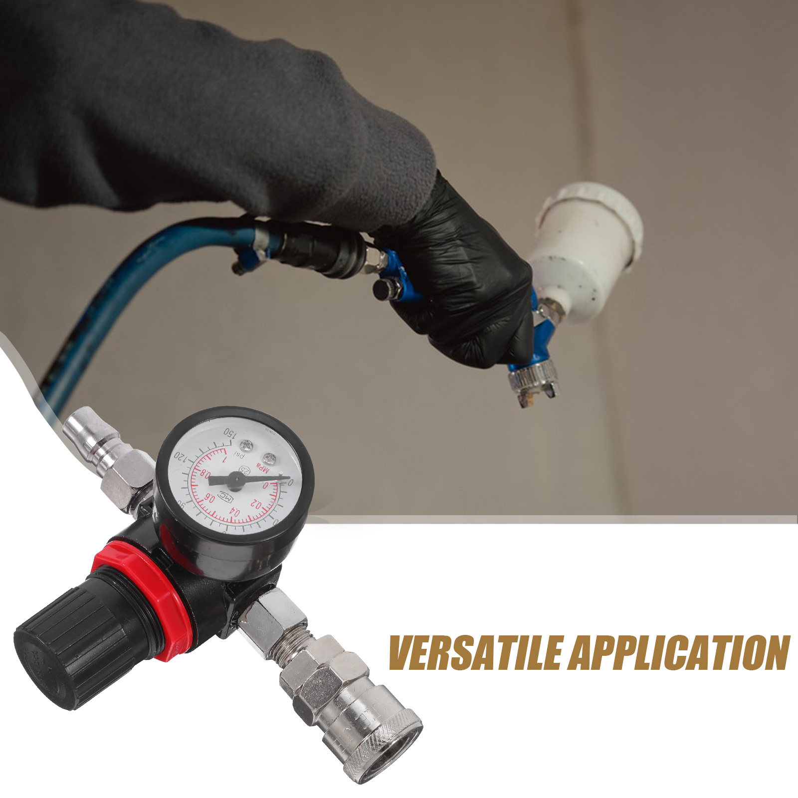 スプレーガンアクセサリー圧力調整器 空気圧バルブ コンプレッ - Air Compressor Mini のレビューと価格