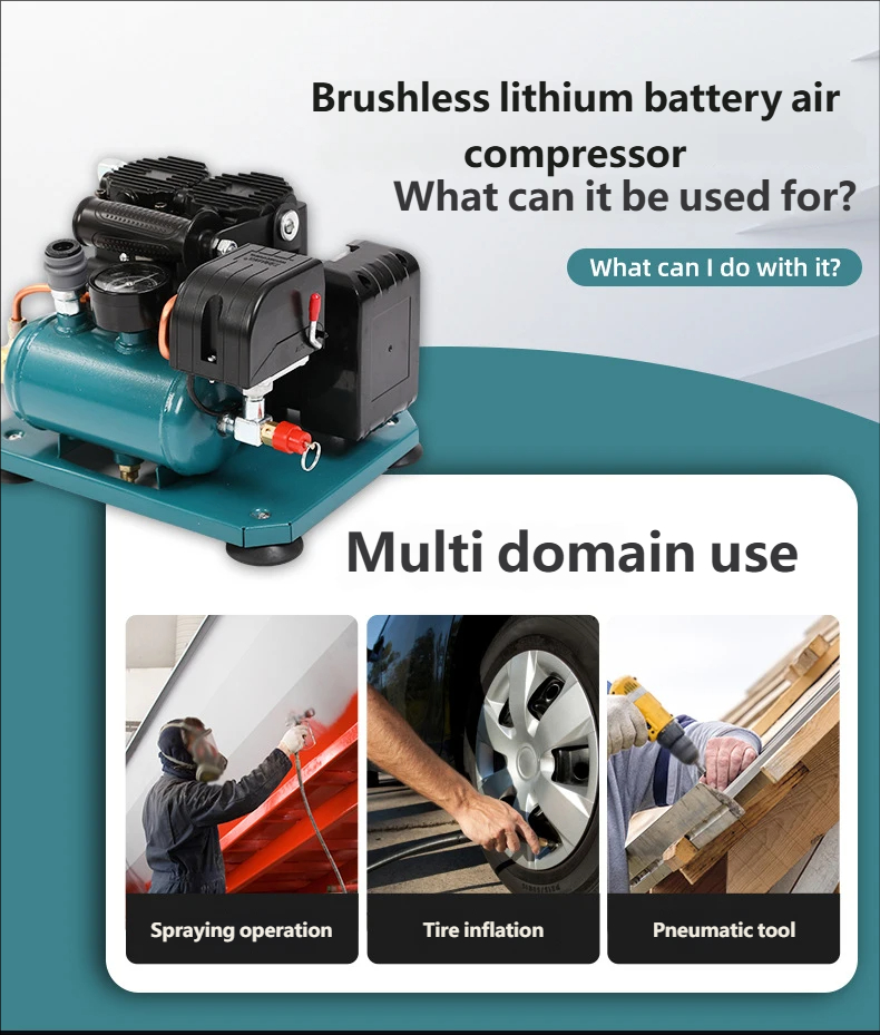 マキタ1.5Lポータブルエアコンプレッサー、ブラシレスワイヤ - Air Compressor Mini のレビューと価格