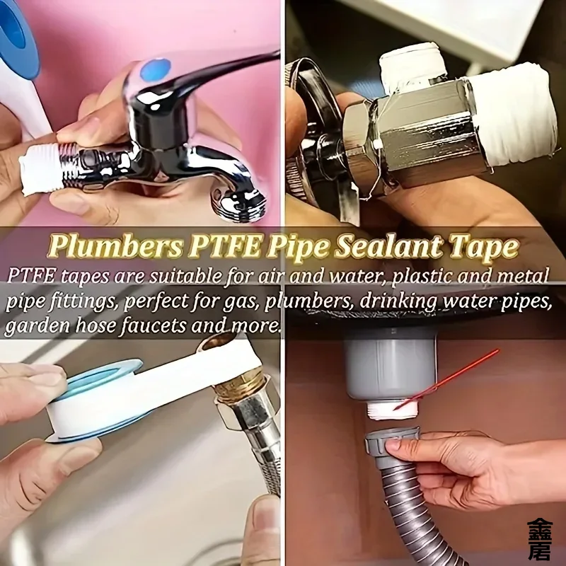 10 個シールテープ糸シール防水リークテープダクトテープ配管 - Power Tools Plumbing のレビューと価格