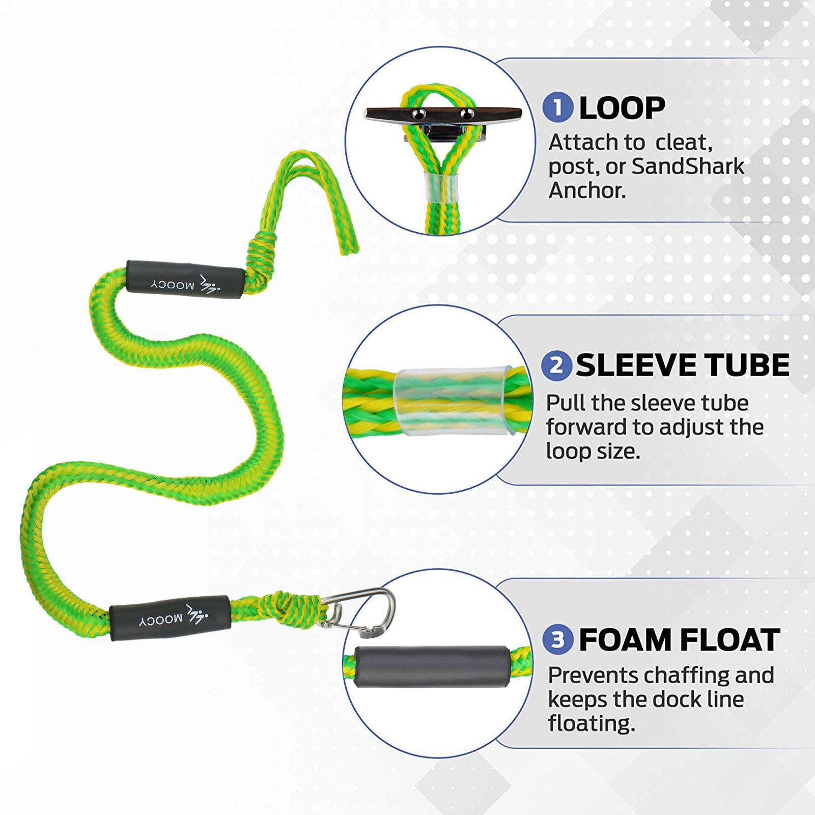 ボートドックラインコード、カヤック、水上バイク、ジェットスキ - Power Tools Youtube のレビューと価格