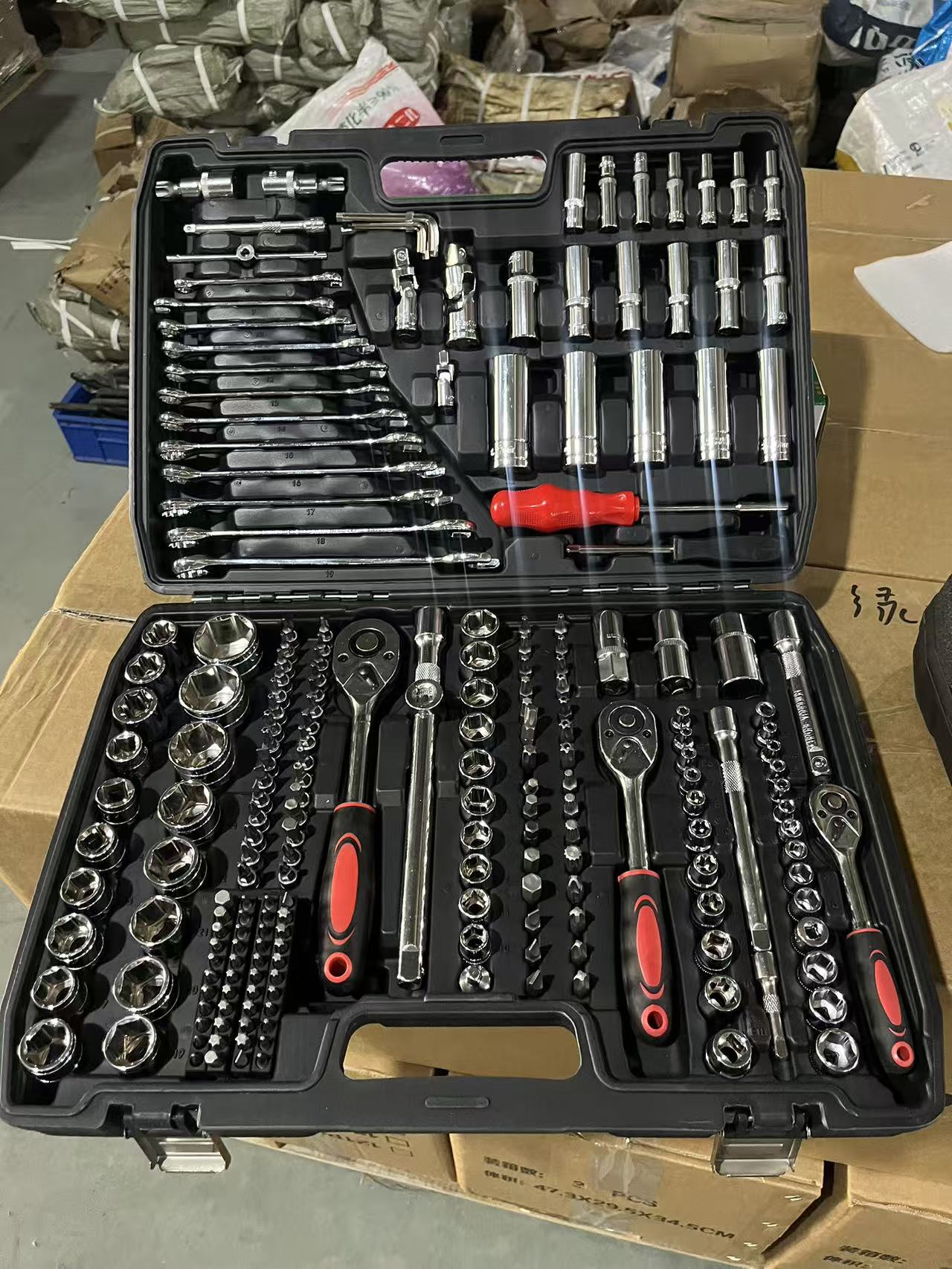 216ピースDIY自動車修理ツールキット、ハンドパワーソース - Power Tools Diy のレビューと価格