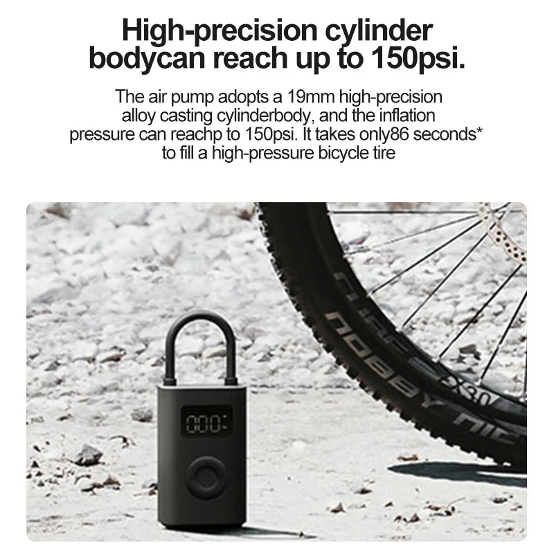 オリジナルMIJIAエアポンプ2D 25%スピードブーストミ - Air Compressor Mini のレビューと価格