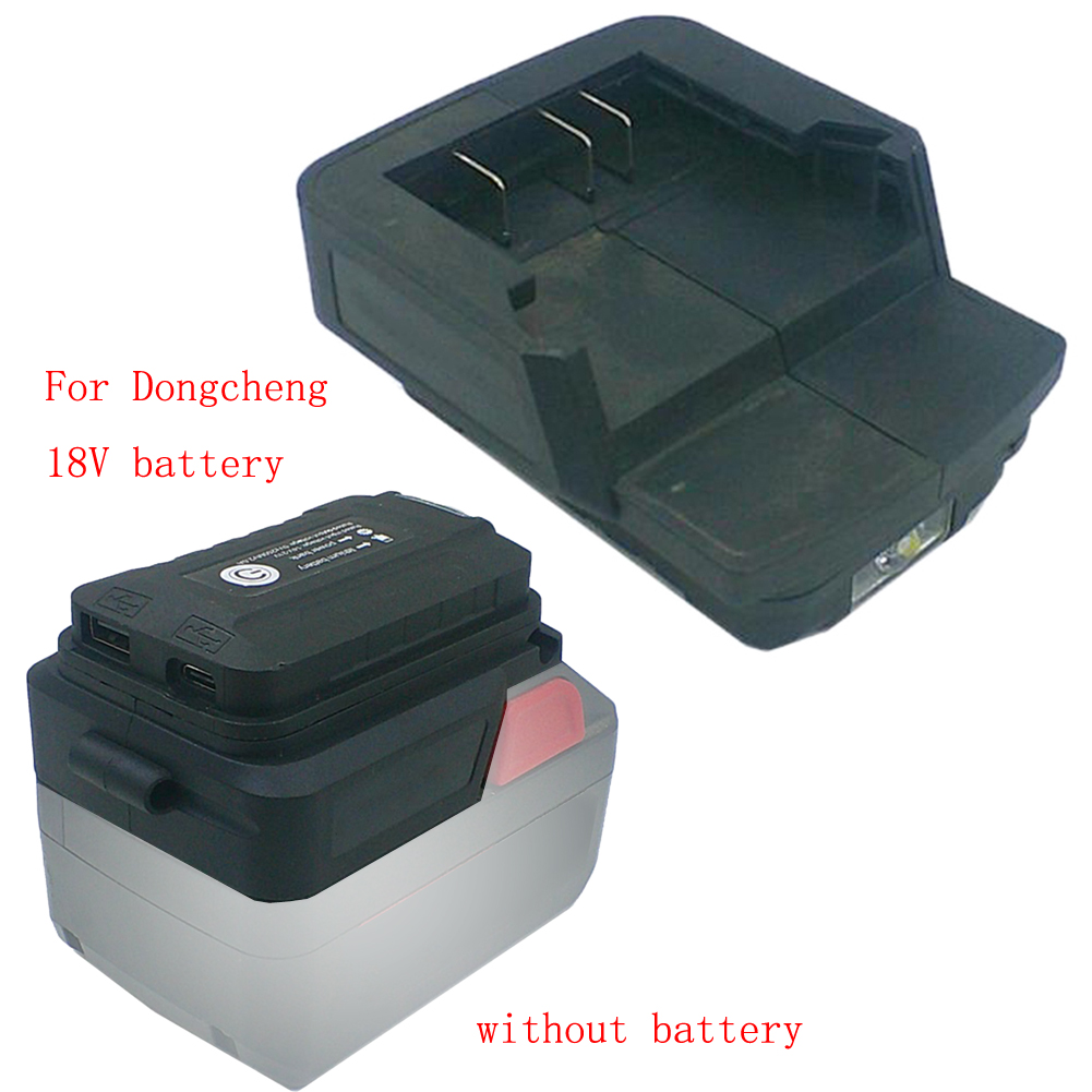 1pc バッテリーアダプターコンバータ過電流保護交換東城 1 - Power Tools Dongcheng のレビューと価格