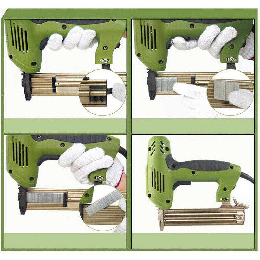 220v電動ステープラストレート釘銃フレーミングタッカー電源 - Nail Gun Brad のレビューと価格