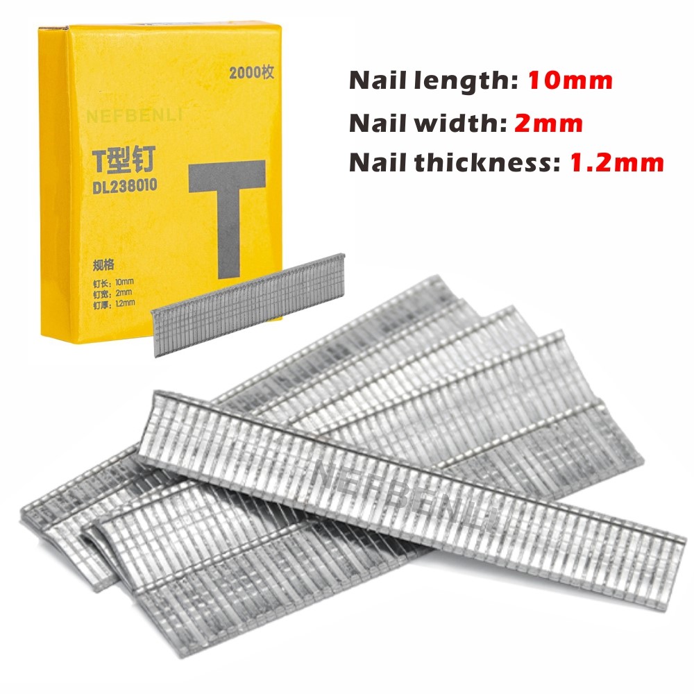 2000 個 U/ドア/T 型ステープル 12x6.3mm/ - Nail Gun Brad のレビューと価格