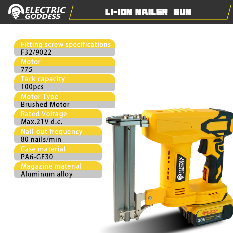 電動女神コードレス30mmブラッドネイルガンストレート/N字 - Nail Gun Brad のレビューと価格
