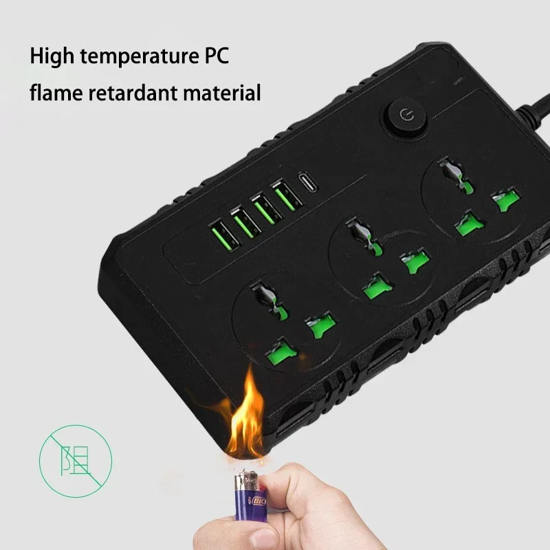 4つのUSBポートと1つのType-Cポート付き電源タップ、 - Power Tools Extension のレビューと価格