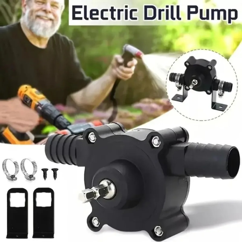 ポータブル電気ドリルポンプ自吸式液体移送ポンプ小型家庭用ウォ - Power Tools Plumbing のレビューと価格