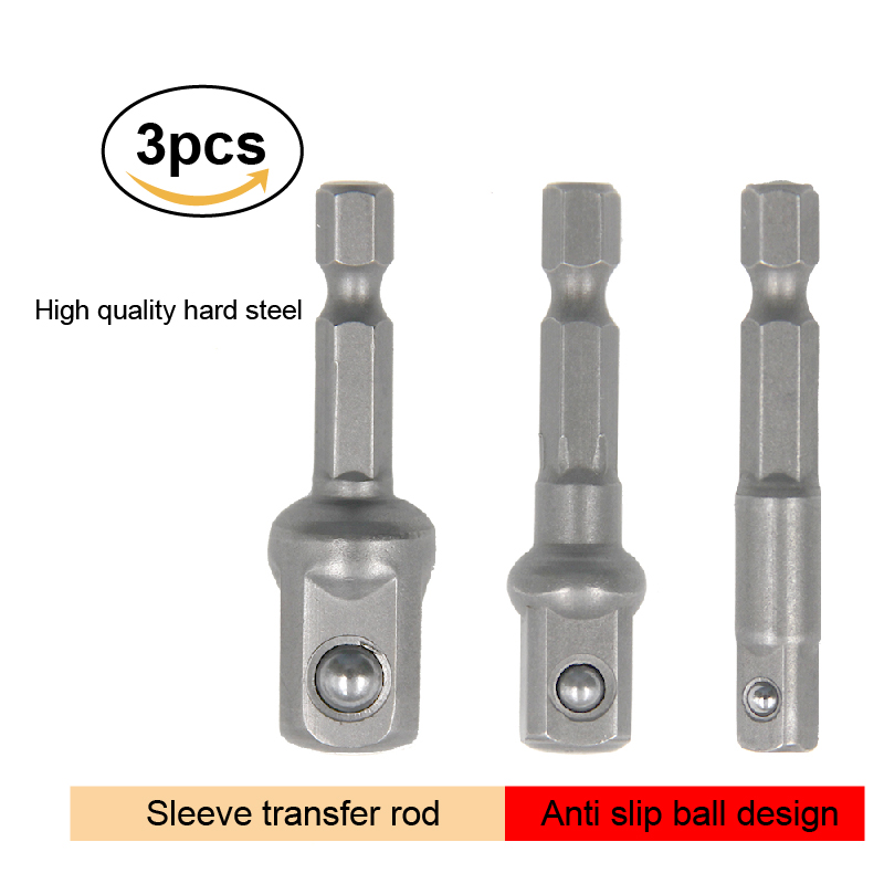 3PC ナチュラル六角ハンドル延長ロッド 50 ミリメートル - Power Tools Plumbing のレビューと価格
