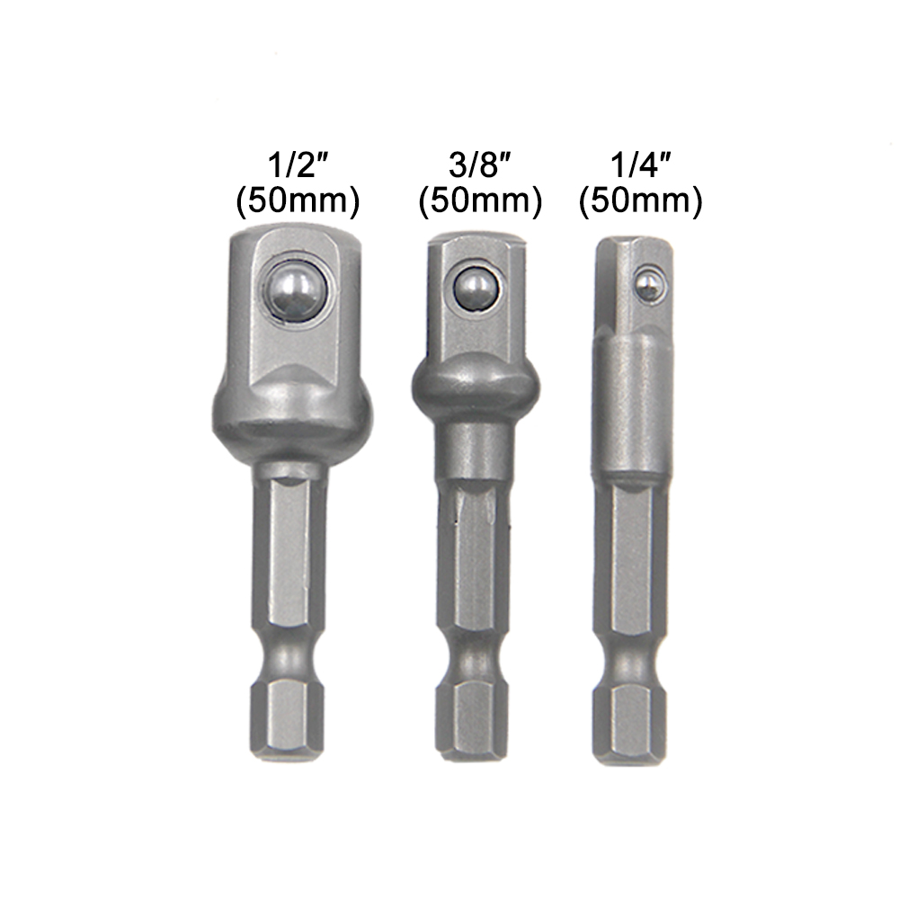 3 個のソケットアダプター 1/4 3/8 1/2 ドライブ - Power Tools Plumbing のレビューと価格