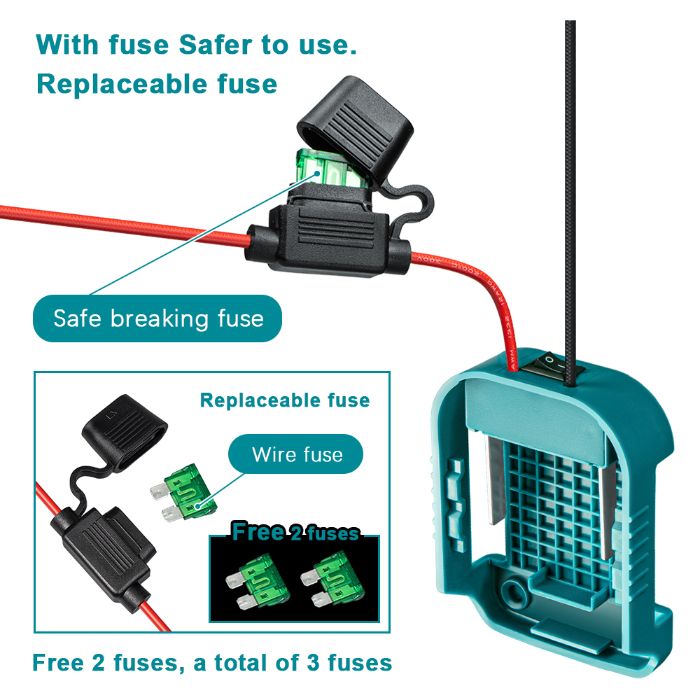 外部バッテリーアダプタコンバータ MT マキタ 14 V/1 - Power Tools Extension のレビューと価格