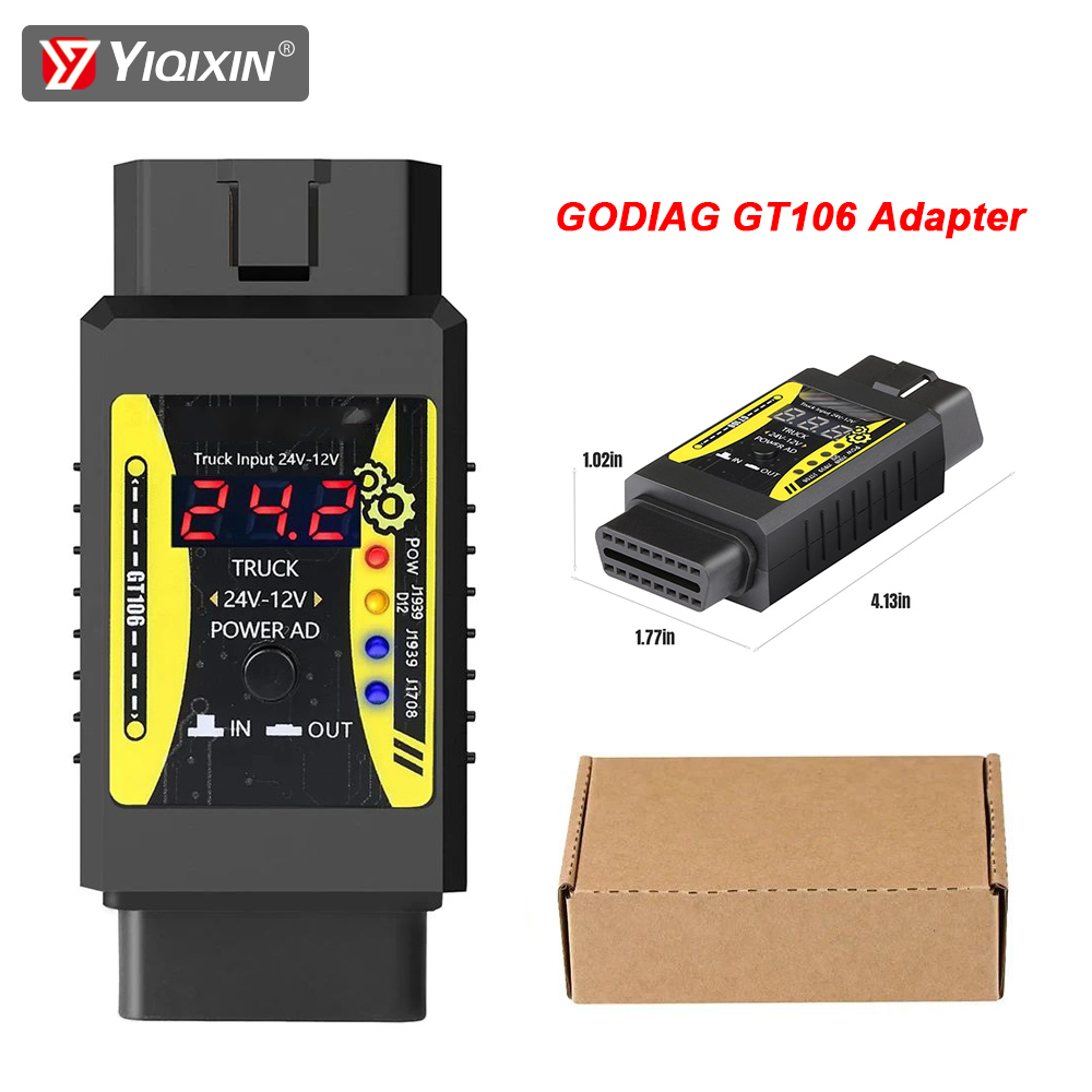 Godiag GT106 Plus大型トラック用アダプター  - Power Tools Technician のレビューと価格