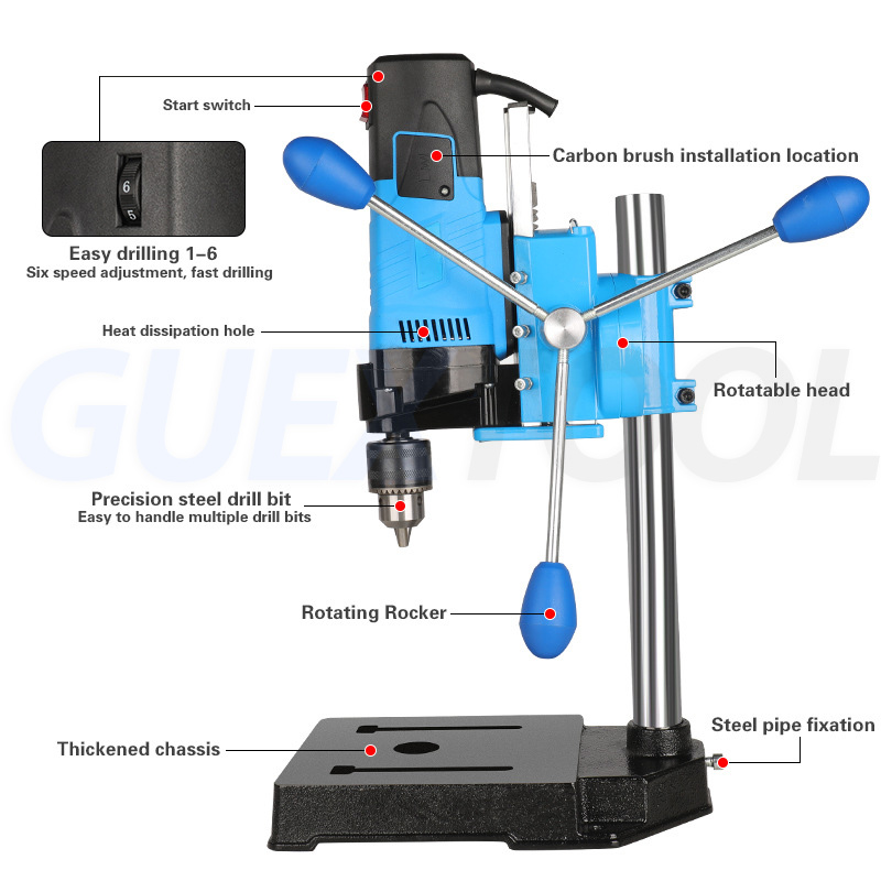 デジタルディスプレイベンチドリルツール 1200W ハイパワ - Power Tools Diy のレビューと価格