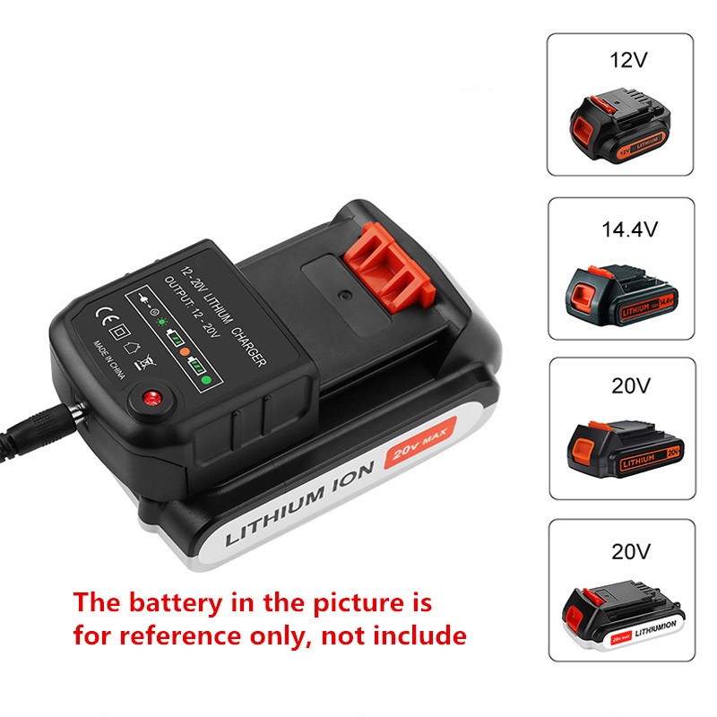 黒およびデッカー電動工具用リチウムイオンバッテリー充電器,1 - Power Tools Universal Battery のレビューと価格