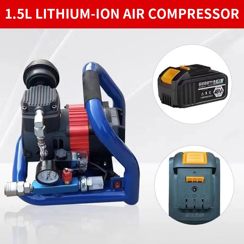 リチウムイオンブラシレス1.5Lエアコンプレッサー、高圧ポー - Air Compressor Mini のレビューと価格