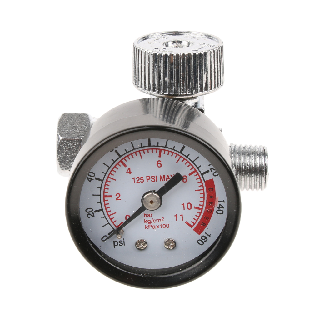 ミニエアレギュレーターバルブ調整可能な空気圧計スプレーガンツ - Air Compressor Mini のレビューと価格