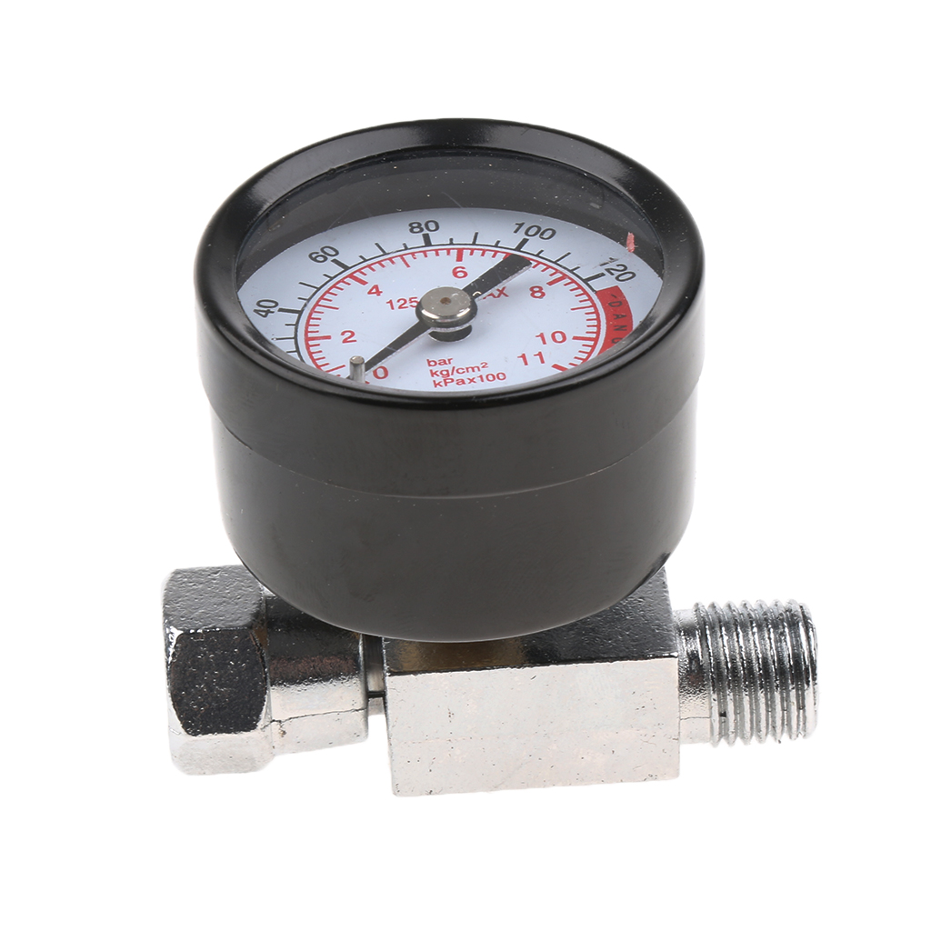 ミニエアレギュレーターバルブ調整可能な空気圧計スプレーガンツ - Air Compressor Mini のレビューと価格